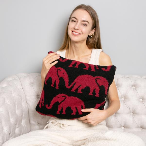 ELEPHANT THROW BLANKET & PILLOW 2 IN 1