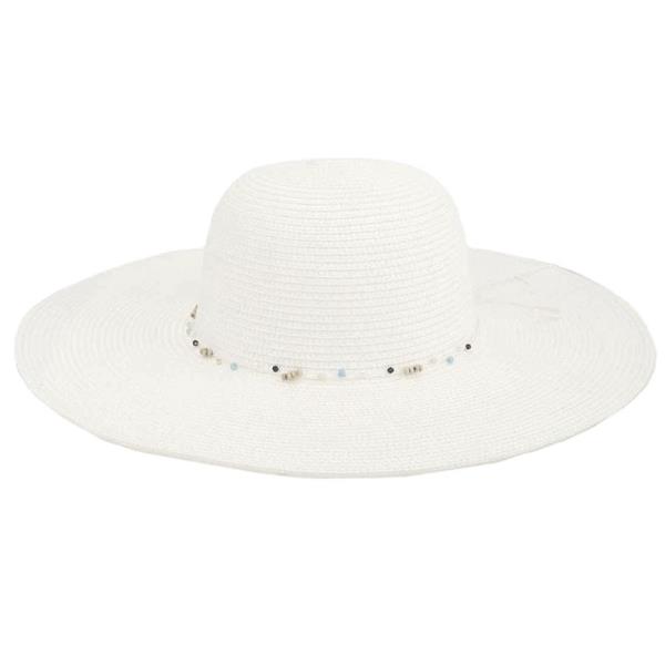 FLOPPY BEAD BAND SUN HAT