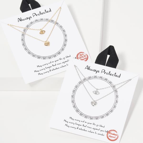 ALWAYS PROTECTED HAMSA EYE EVIL EYE SET