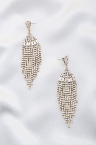 Rhinestone Dangle Earring