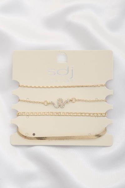 SODAJO Snake Charm Bracelet Set