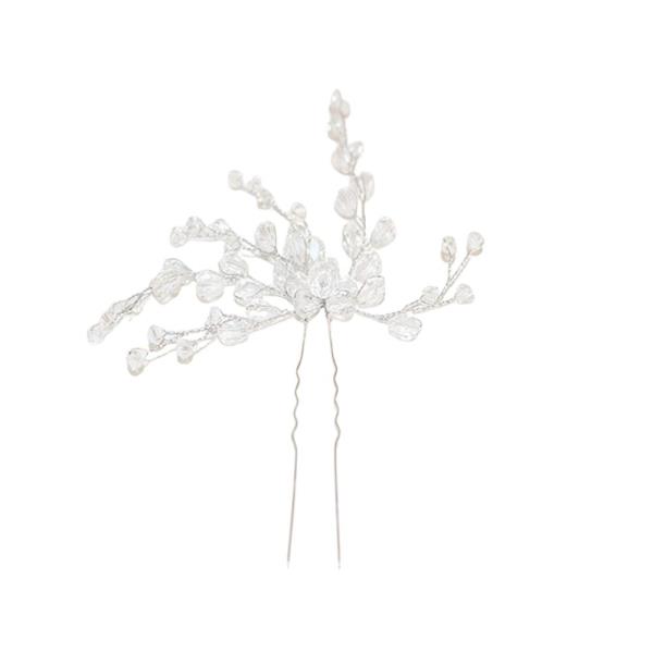 BEADED WIRE BRIDAL HAIR COMB