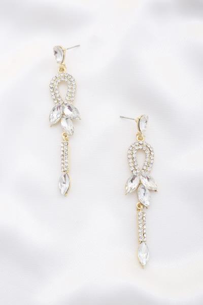 Rhinestone Dangle Earring