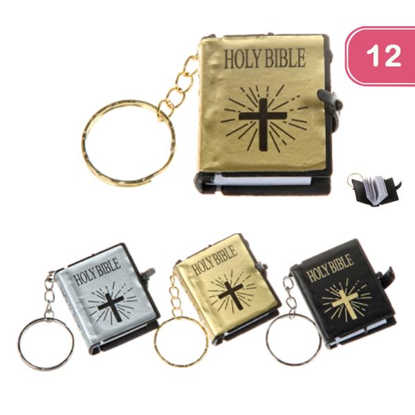 Holy Bible Note Keychain (12 Units)