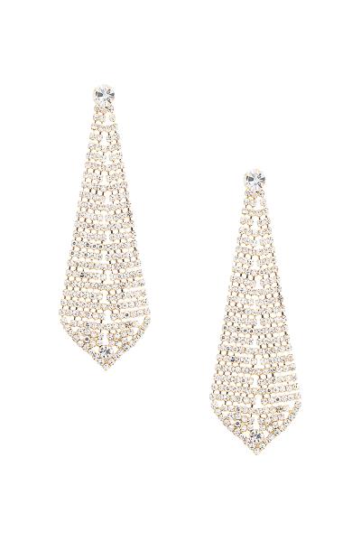 Rhinestone Chandelier Drop Earring