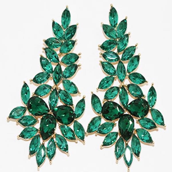Elegant Stone Evening Earring