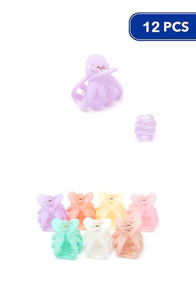 Mini Hair Claw Clip 24 Units