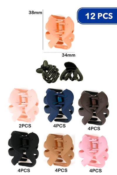 Mini Hair Claw Clip 24 Units