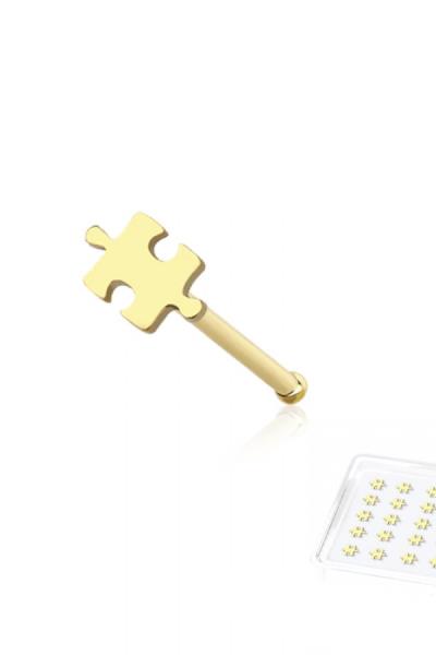 Puzzle Flat 316L Surgical Steel Nose Bone 30 Pcs