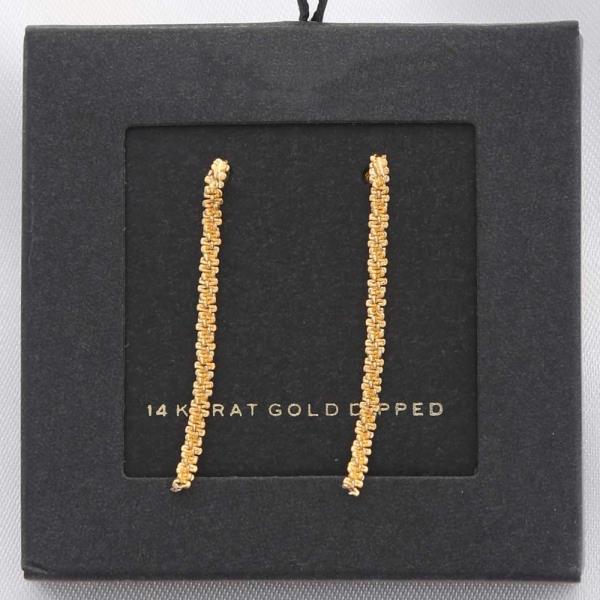 Metal 14K Gold Dipped Earring