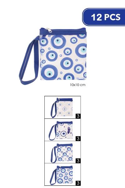 Evil Eye Clear Mini Pouch (12 Units)