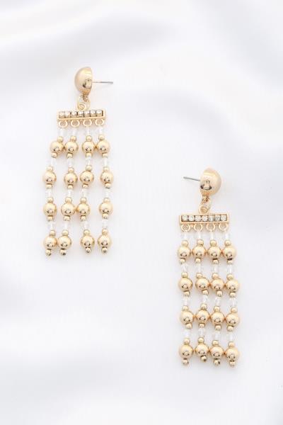 Beaded Dangle Earring