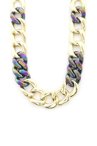 Colorful Curb Link CCB Necklace