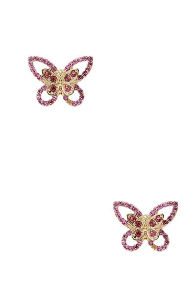 RHINESTONE BUTTERFLY EARRING