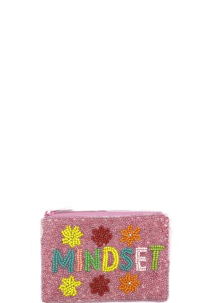 Seed Bead Mindset Mini Coin Purse
