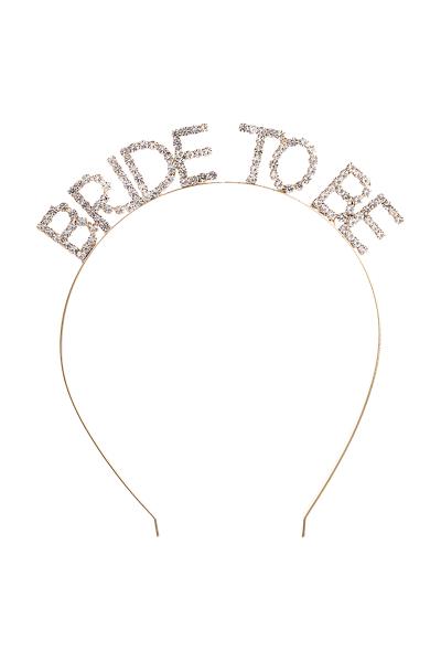 RHINESTONE BRIDE TO BE HEADBAND