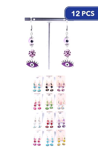 Evil Eye Drop Earring (12 Units)