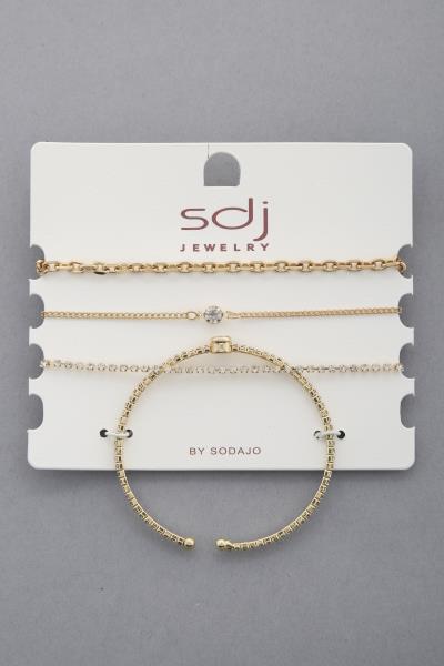 SODAJO Metal Bracelet Set