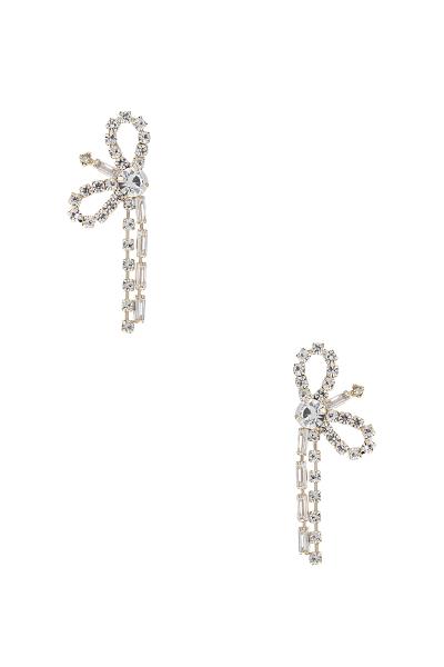 Rhinestone Crystal Butterfly with Tail Earring