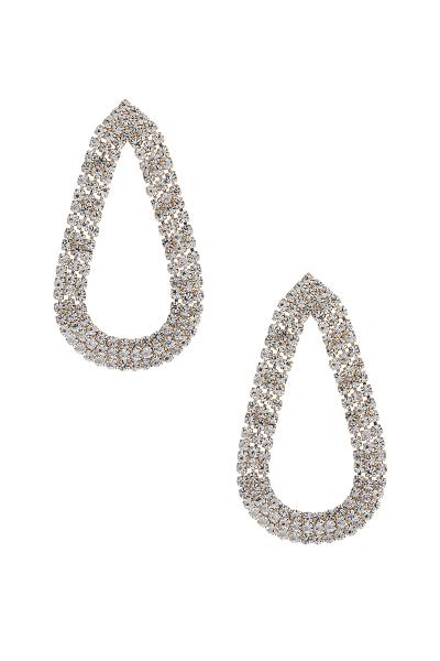 Rhinestone Teardrop Earring
