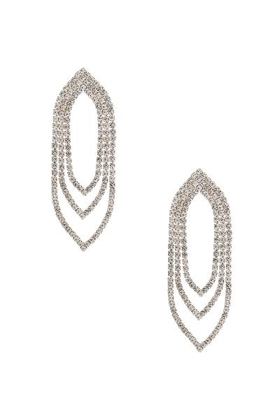 Rhinestone Moroccan Draped Earring