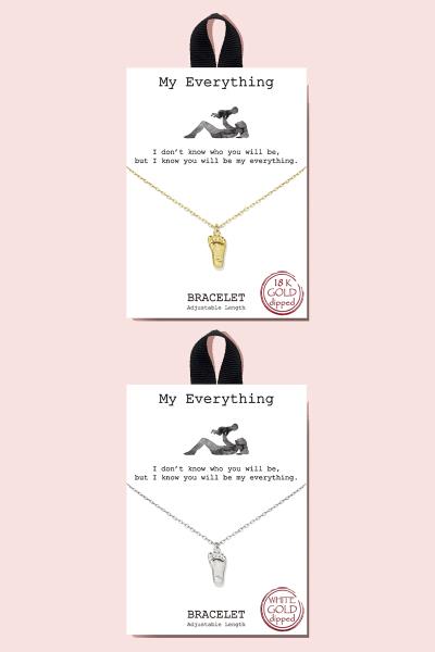 My Everything Bracelet 18K Gold Rhodium Dipped