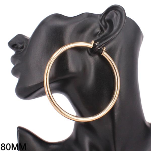 METAL HOOP EARRING