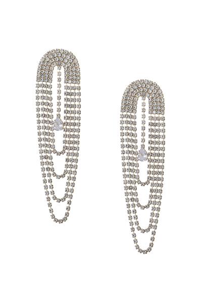 Layered Dangle Crystal Rhinestone Earring