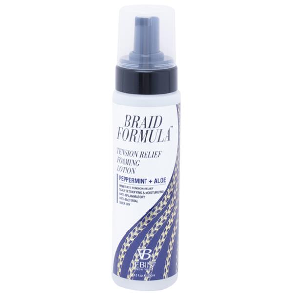BRAID FORMULA TENSION RELIEF PEPPERMINT ALOE FOAMING LOTION