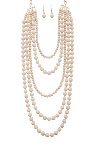 Beaded Layered Necklace