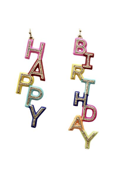 Happy Birthday Earring