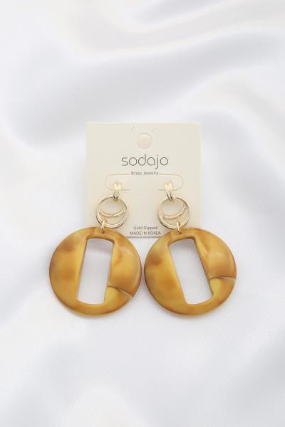 SODAJO Round Dangle Earring