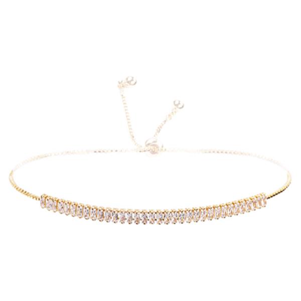 CRYSTAL BAGUETTE SLIDE BRACELET