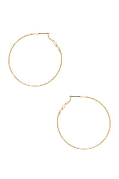 2 Inch Metal Hoop Earring