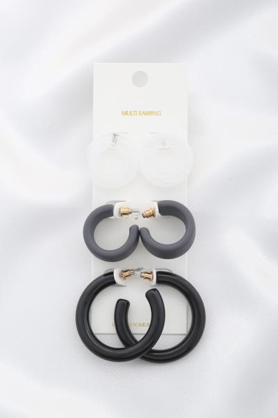 Assorted Hoop Earring Set