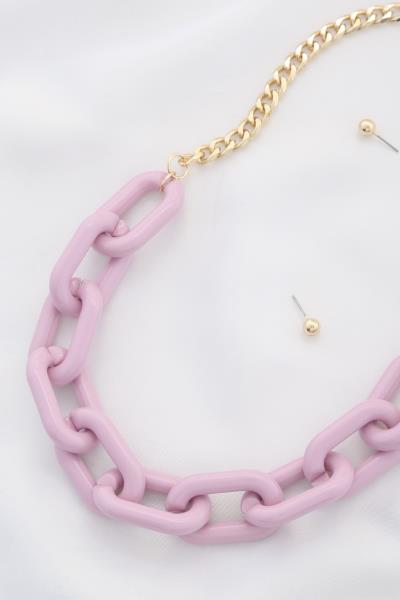 Oval Link Curb Link Necklace