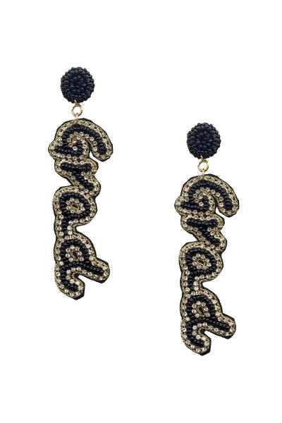 Seed Bead Grad Dangle Earring