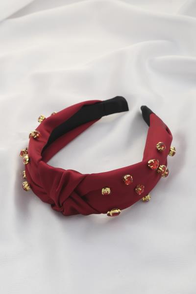 Knot Rhinestone Stud Headband