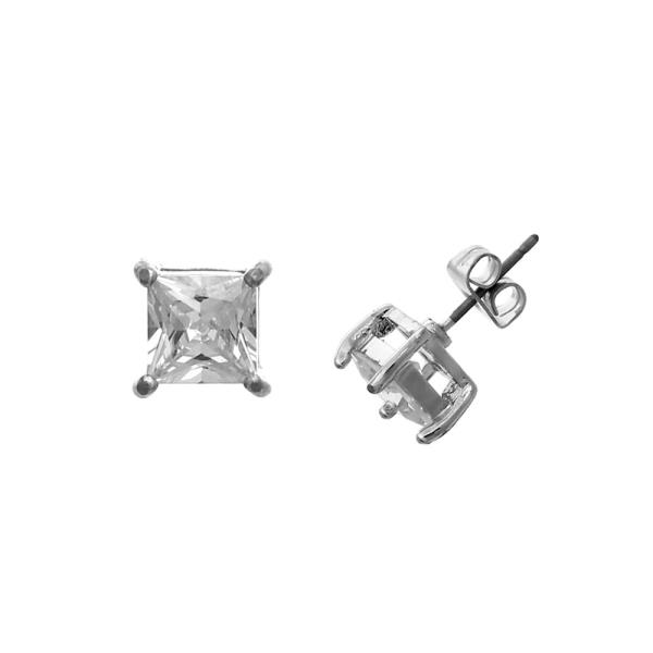 Round Crystal Stud Earring