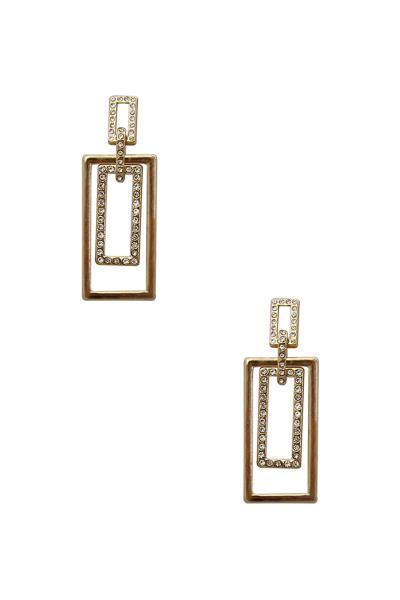 Rectangle Dangle Earring