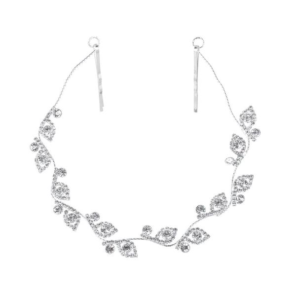 RHINESTONE LEAF HAIR VINE