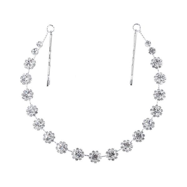 RHINESTONE FLOWER HAIR VINE