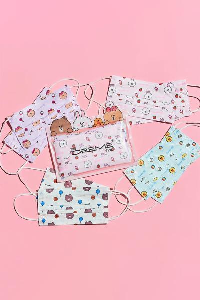 Line Friends 3 Ply Face Masks Set of 16