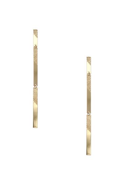 Metal Bar Drop Earring