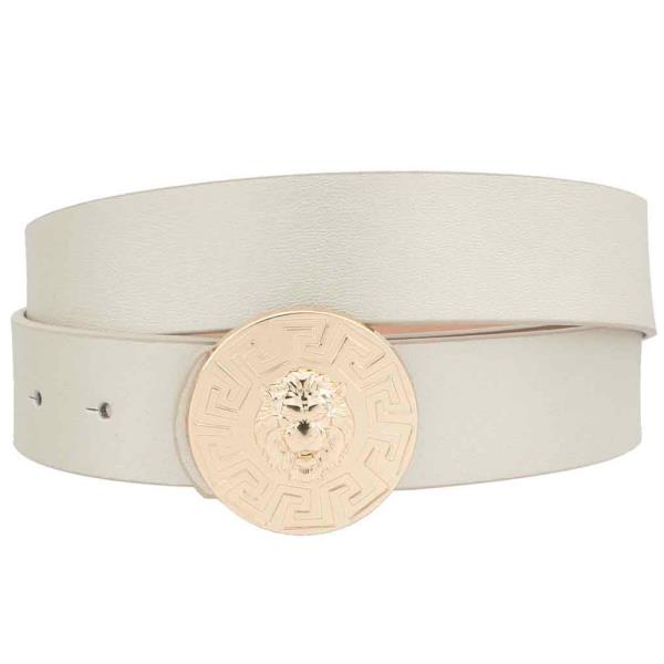 GRECA BORDERED LION DISC BELT