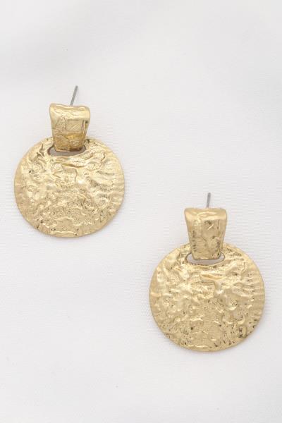 Round Metal Earring