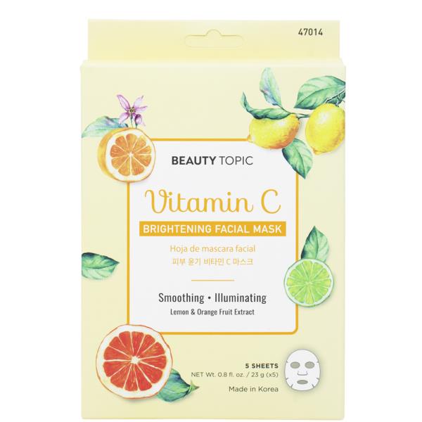 Vitamin C Brightening Facial Mask 5 PC Set