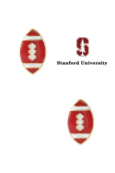 Football Stud Earring