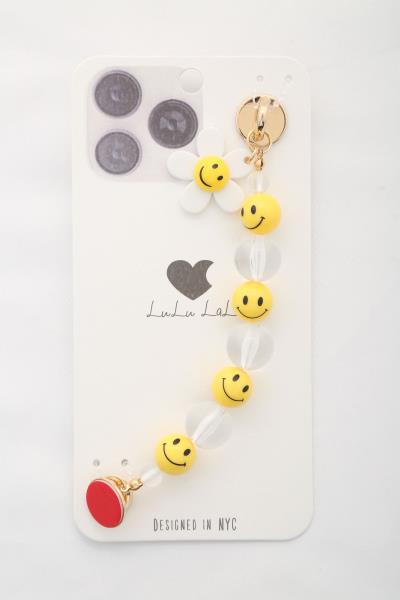 Flower Happy Face Cell Phone Hand Holder