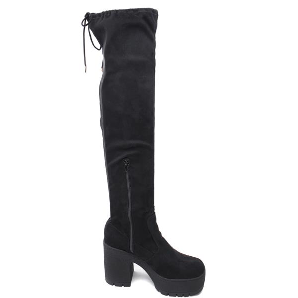 STRETCH OTK PLATFORM BOOTS 12 PAIRS